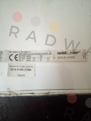 Salzer-H216-41300-219M4 price