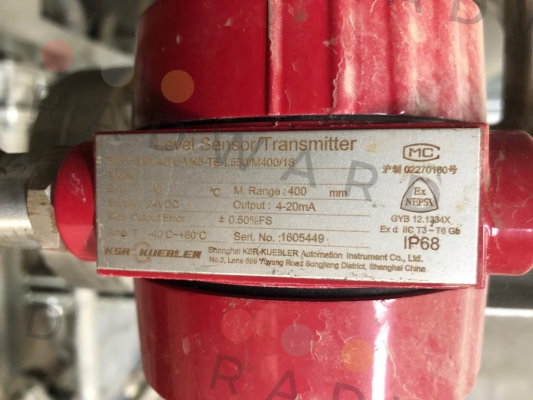 Ksr Kuebler-MG-AD/U-VK5-TE-L550/M400/18 price