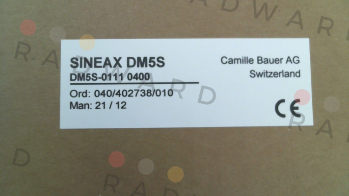 Camille Bauer-Sineax DM5S-0111 0400 price
