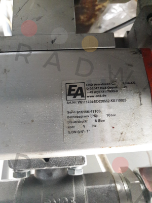 End Armaturen-VN111424-ED620552-KA110025 OEM price