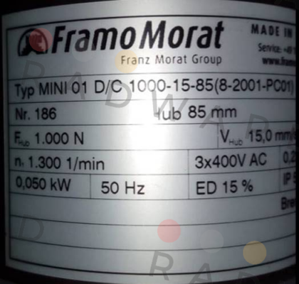 Grob-Mini 01-D/C-1000-15-85-V+S/B price