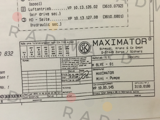 Maximator-3110.0180 price