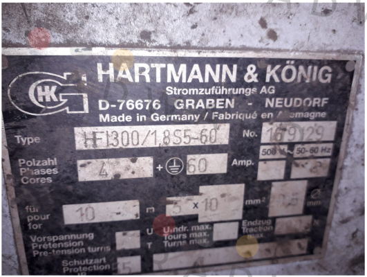 Hartmann-HFI300/1.8S5-60 price