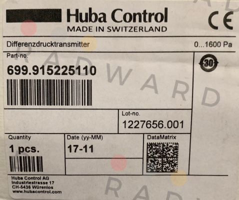 Huba Control-699.915225110 price