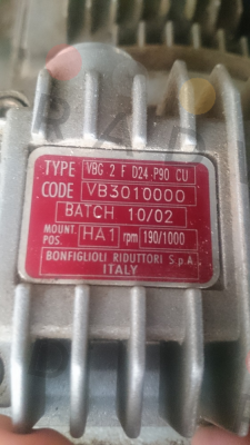 Bonfiglioli-VBG 2F D24 P90 CU Cod:VB3010000 price
