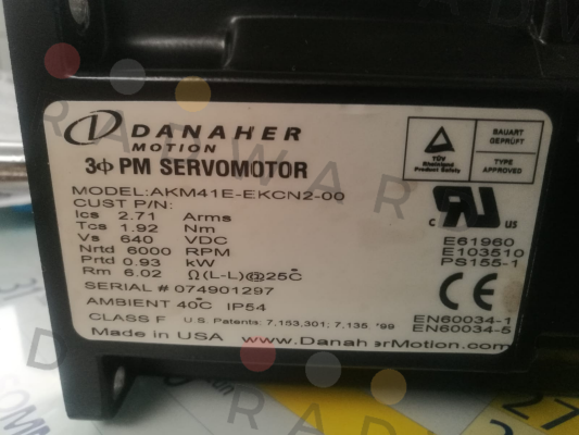 Danaher Motion-AKM41E-EKCN2-00 price