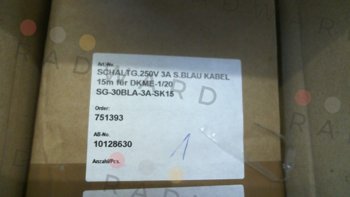 Meister-SG-30BLA-3A-SK15 price