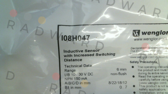 Wenglor-I08H047 price