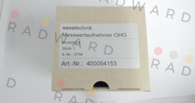 Novotechnik-P/N: 400054153 Type: MUW-250-4 price