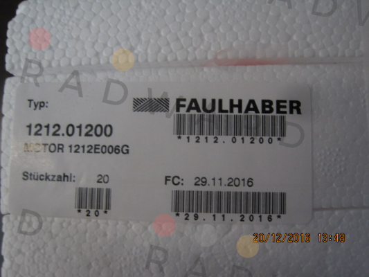 Faulhaber-P/N: 1212.01200, Type: 1212E006G price