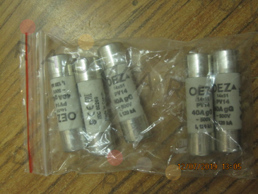 OEZ-P/N: 06734 Type: PV14 40A gG price