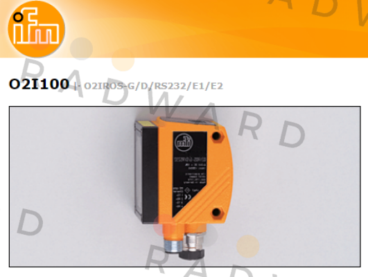 Ifm-O2I100 price
