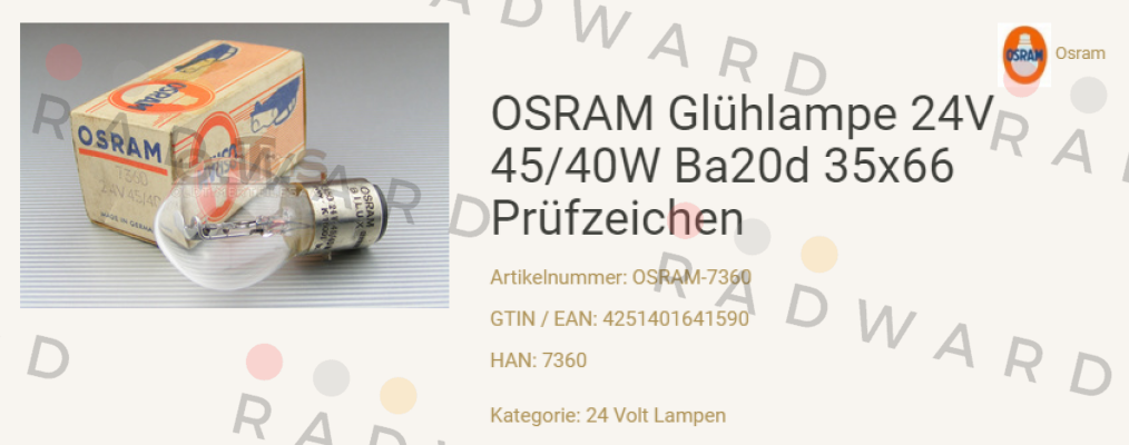 Osram-Osram-7360 price