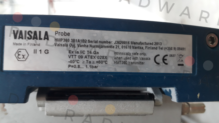 Vaisala-HMP360 3B1A1B2 S/N:J3620016 price