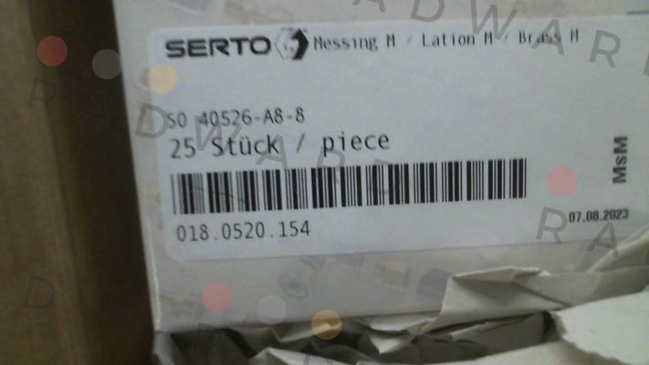 Serto-P/N: 018.0520.140 Type: SO 40526-A8-6 price