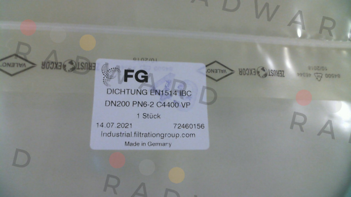MAHLE-Gasket EN1514 IBC DN200 price