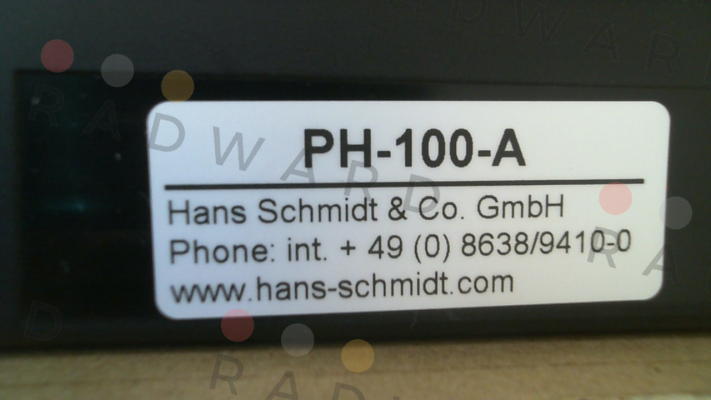 Hans Schmidt-PH-100 A price