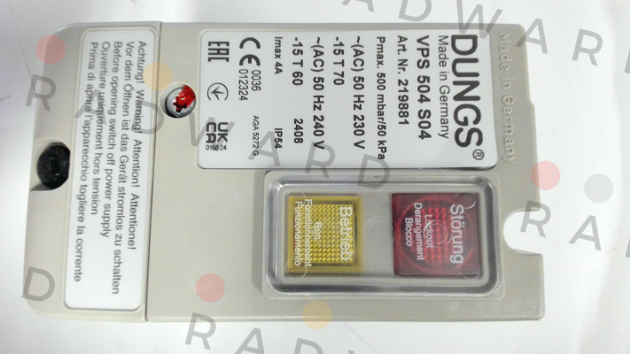 Dungs-219881 / VPS 504 S04 230V price