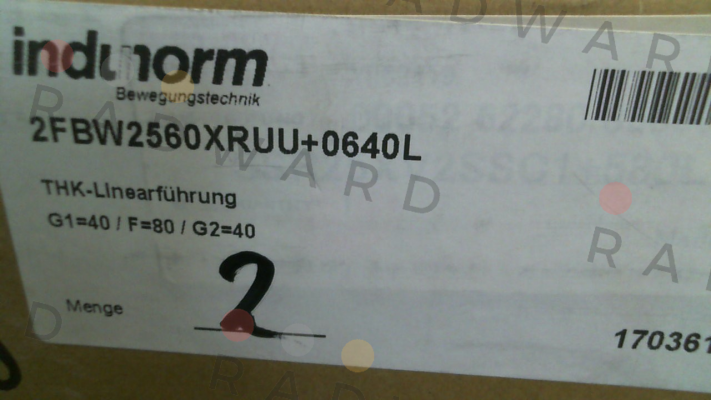 THK-2FBW2560XRUU+0640L price