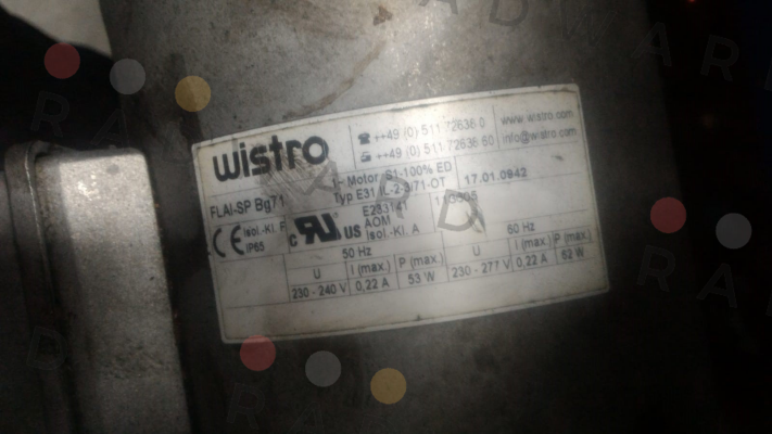 Wistro-E31 IL-2-3/71-OT ( 17.01.0942 ) price