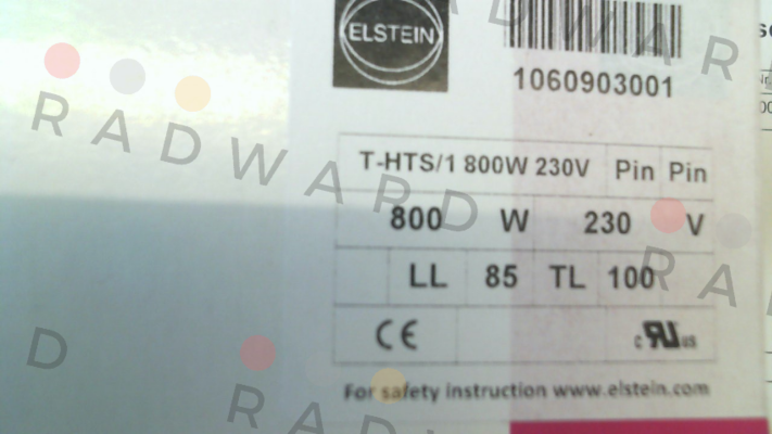 Elstein-1060903001 / T-HTS/1 800W 230V price