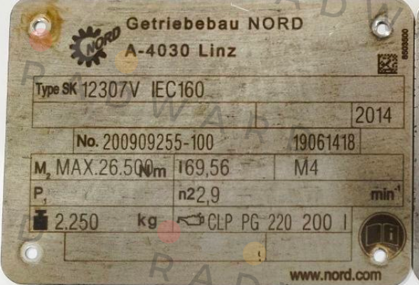 Nord-12307 VIEC 160 price