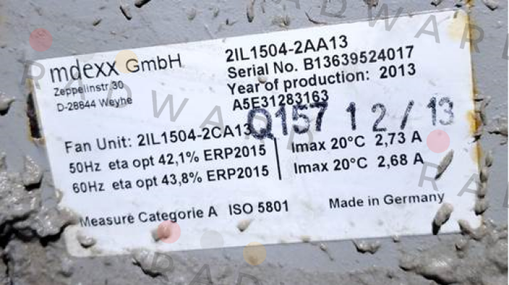 Mdexx-2IL1504-2AA13 S/N: B13639524017 price