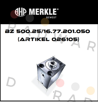 Merkle-BZ 500.25/16.77.201.050 (Artikel 026105) price
