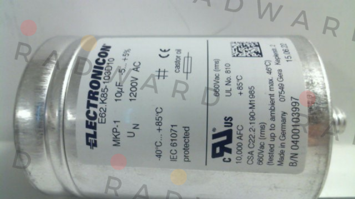 Electronicon-P/N:1030028; Type: E62.K85-103D10 price