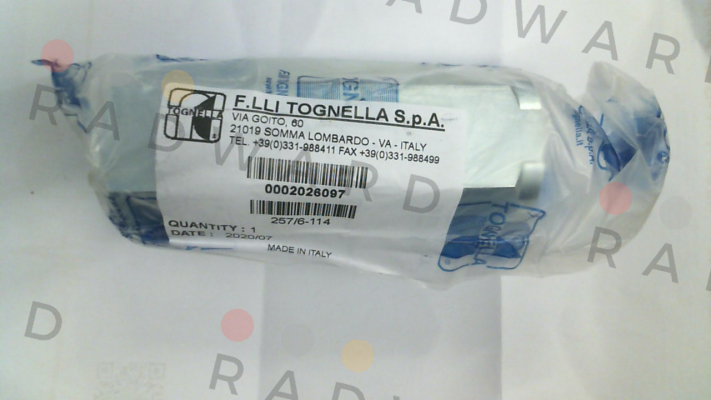 Tognella-257/6-TYPE114 price