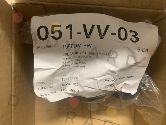 Grinnell-C-TYP Seal Gasket E /EPDMDA 1.1/2" / 40 - 48.3MM price