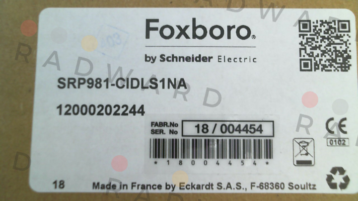 Foxboro-SRP981-CIDLS1NA price