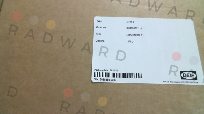 Deif-GPU-3 (2912110030.01) price