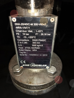 Ksr Kuebler-BNA-20/40/C-M300-V60x2-MRA-ZVSS 200 price