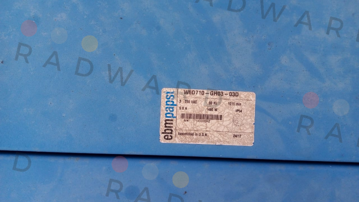 EBM Papst-W6D710-GH03-03D price