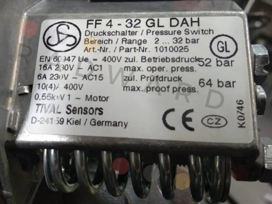 Tival-Sensors-Type: FF4- 32 GL DAH (Art.Nr.1010026) price