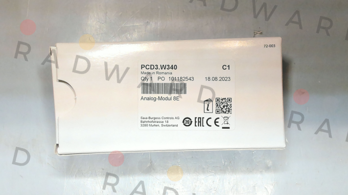 Saia-Burgess-PCD3.W340 PN 9600053 price