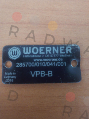Woerner-285700/010/041/001 price