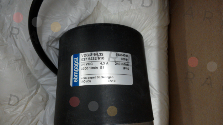 EBM Papst-937 5432 610 / VDC-3-54.32-610 price