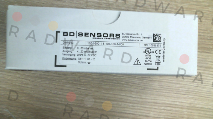 Bd Sensors-DMP 343 Code: 100-0600-1-5-100-300-1-000 price