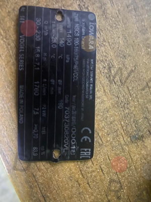 Lowara-NSCS 100-160/75/P46VCCL price
