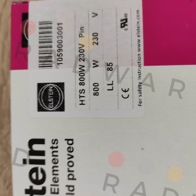 Elstein-HTS 800 W 230 V price