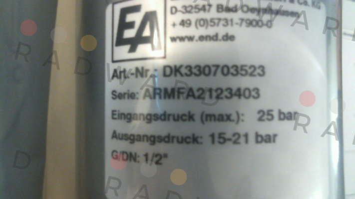 End Armaturen-DK330703523 price