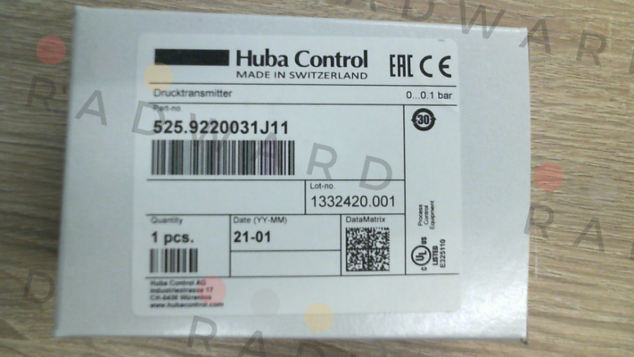Huba Control-525-922-00-3-1-j11 price