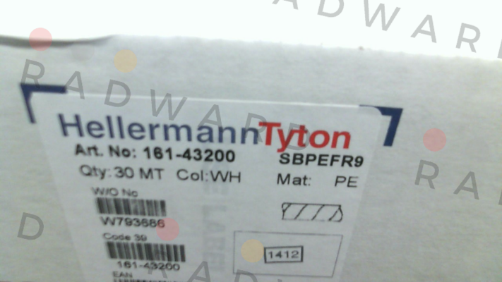 Hellermann Tyton-p/n: 161-43200; Type: SBPEFR9 price