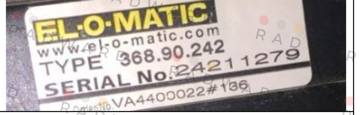 Elomatic-11711  VA368.90.242 price