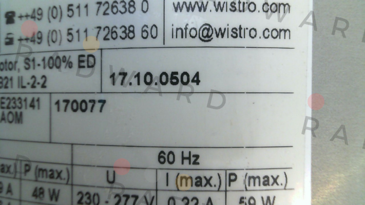 Wistro-17.10.0504 price