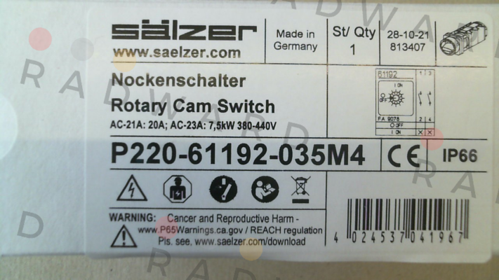 Salzer-P220-61192-035M4 price