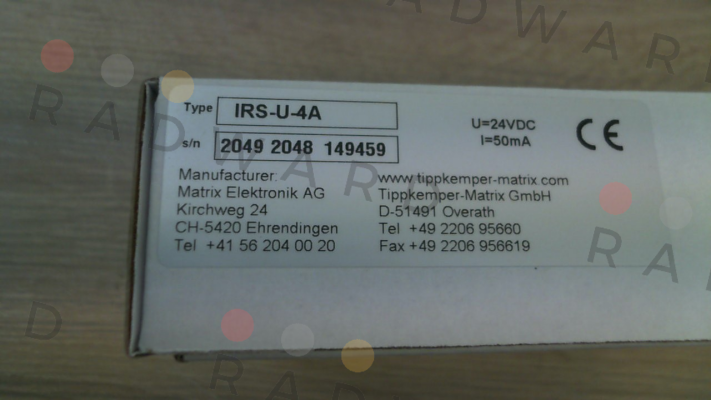 Tippkemper-IRS-U-4A / A16010204 price