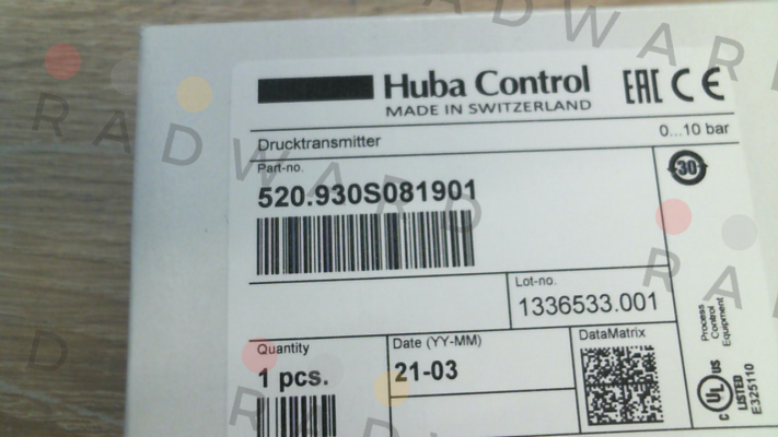 Huba Control-520.930S081901 price